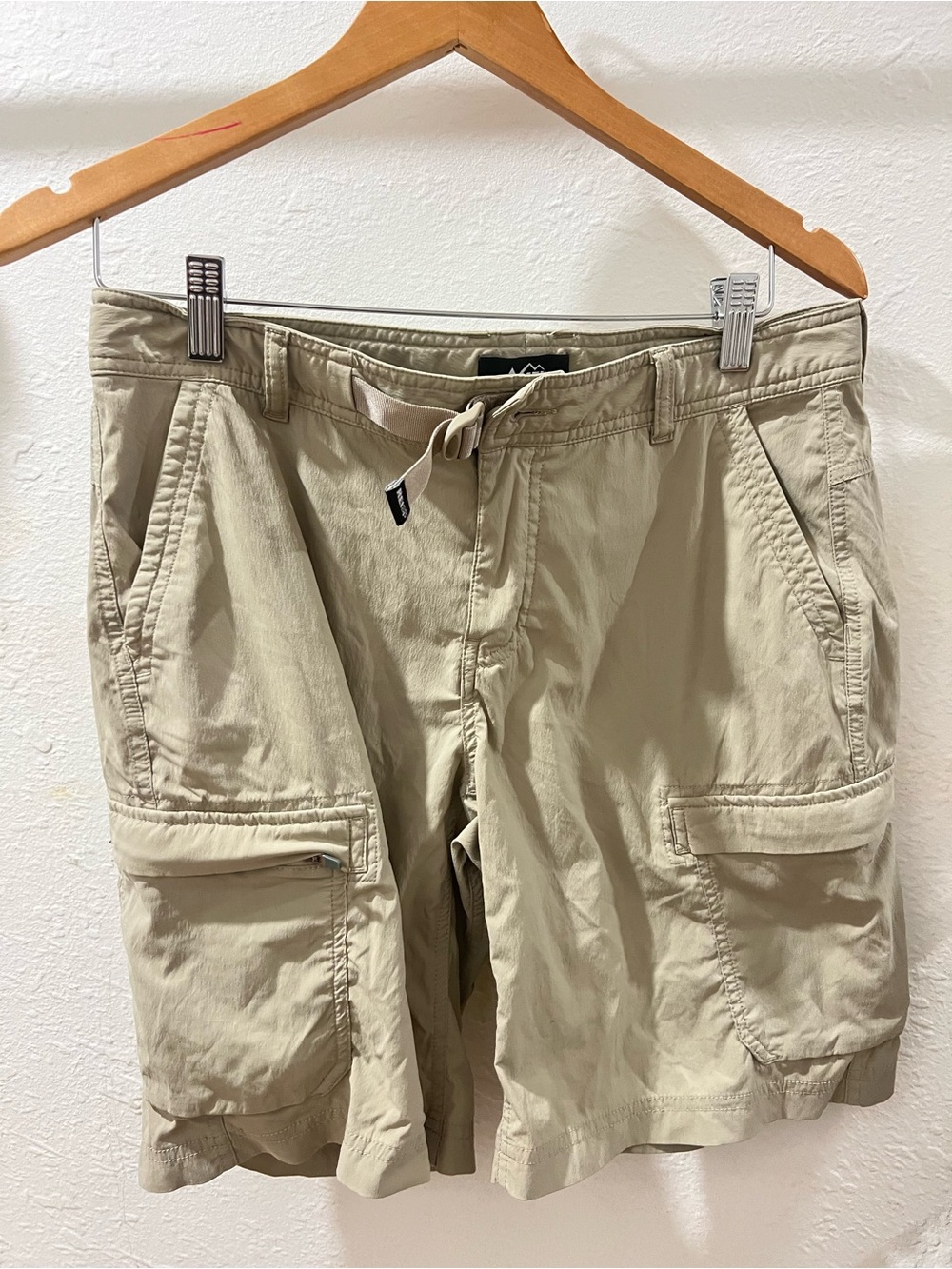 Khaki Cargo Shorts - Lightweight Casual Summer Shorts